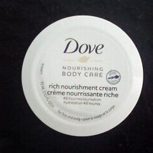 Dove moisturizer cream tin